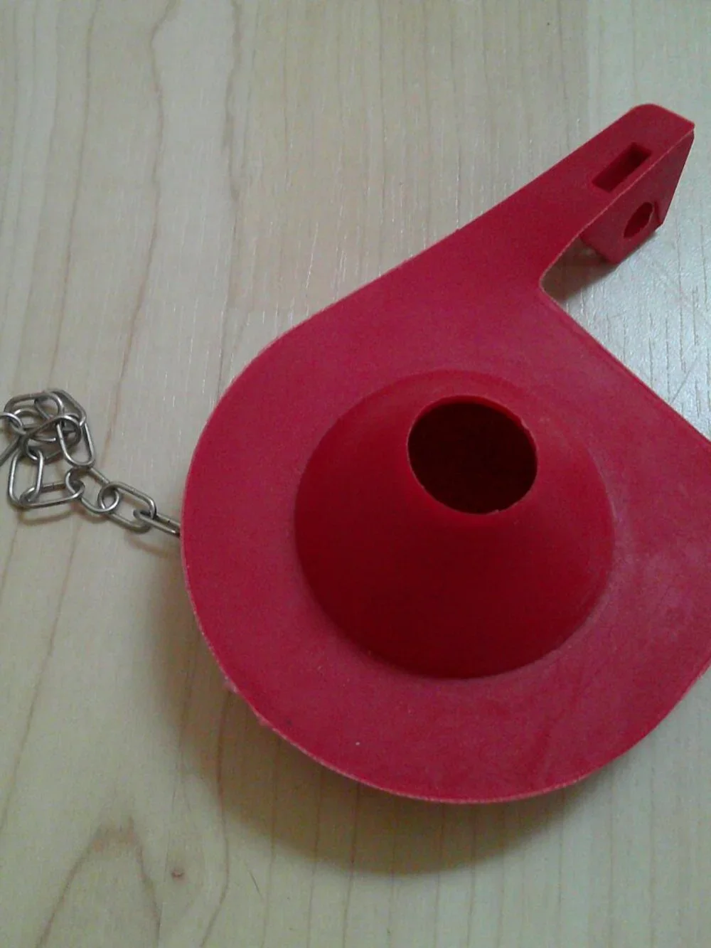 Fluidmaster Toilet Repair items flush valve, Oatey wax ring, & 2-Korky flappers.